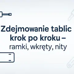 Jak zdjąć tablice rejestracyjne? Uniknij błędów i mandatu!