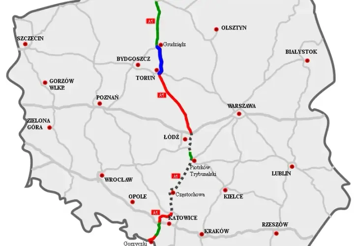 Ile kilometrów ma autostrada A1? Zaskakujące fakty o trasie