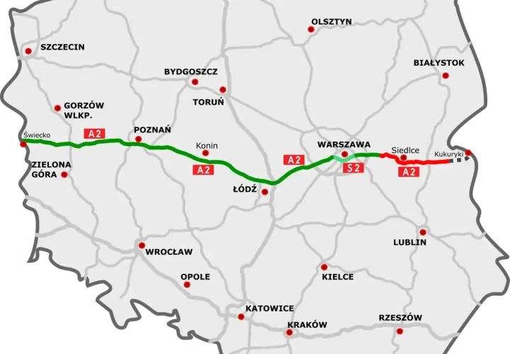 Autostrada A2 jakie odcinki płatne - uniknij zbędnych kosztów