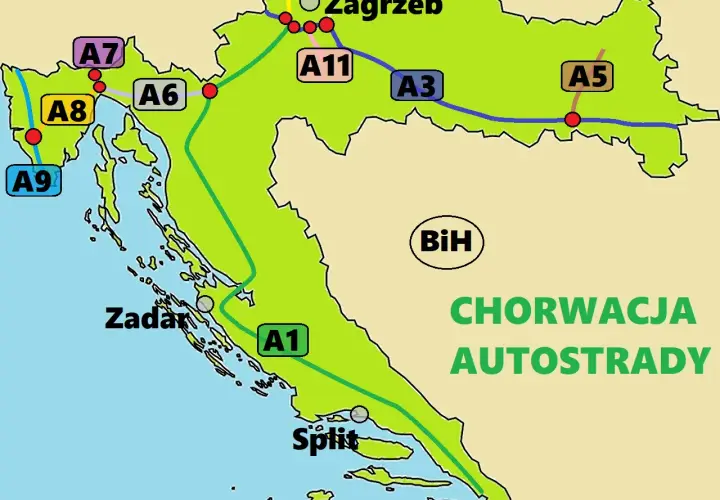 Ile za autostrady w Chorwacji? Sprawdź koszty i trasy przejazdów