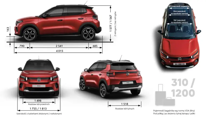 Citroën C3 wymiary: Która generacja pasuje do Twoich potrzeb?