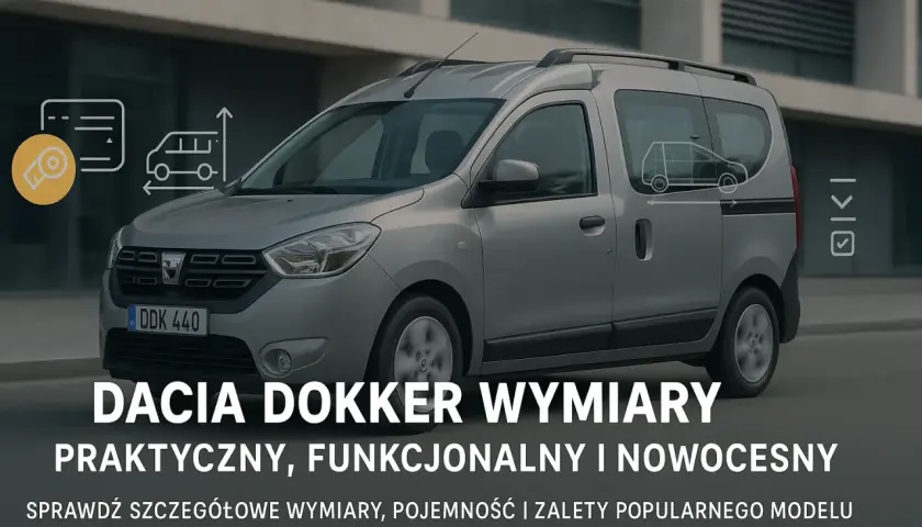 Dacia Dokker Van: Wymiary paki, ładowność. Czy zmieści europaletę?