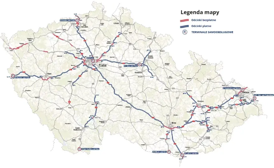 Winieta Czechy 2026 - Aktualne ceny i jak uniknąć mandatu?