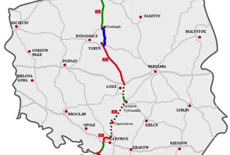 Ile kilometrów ma autostrada A1? Zaskakujące fakty o trasie