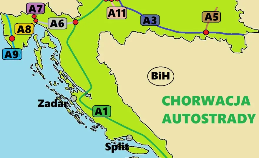 Ile za autostrady w Chorwacji? Sprawdź koszty i trasy przejazdów