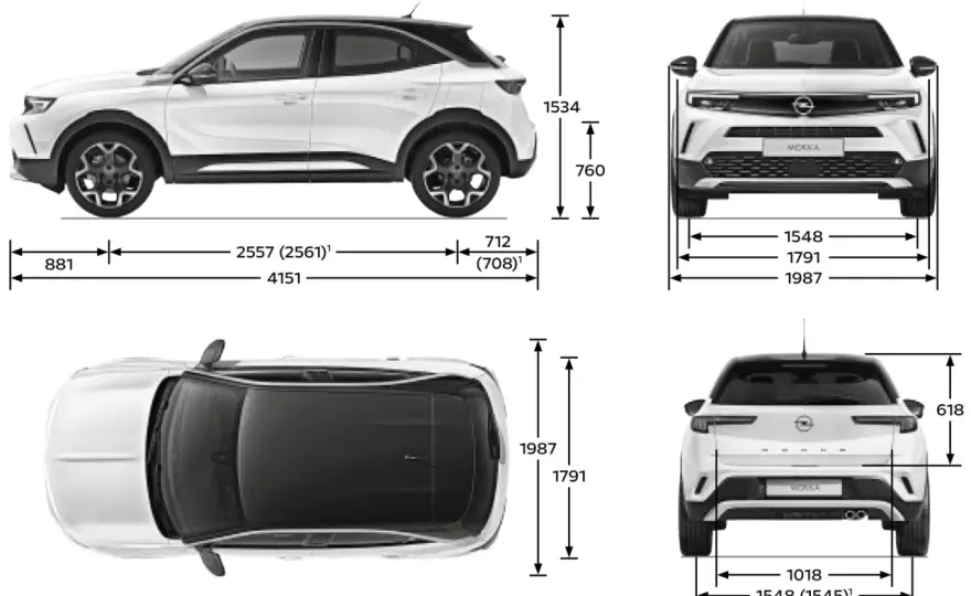 Opel Mokka wymiary: B czy A/X? Wybierz idealną dla siebie!