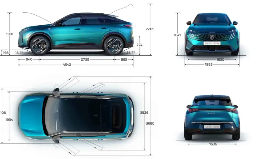 Peugeot 3008 wymiary: Czy zmieści się w garażu? Porównaj generacje