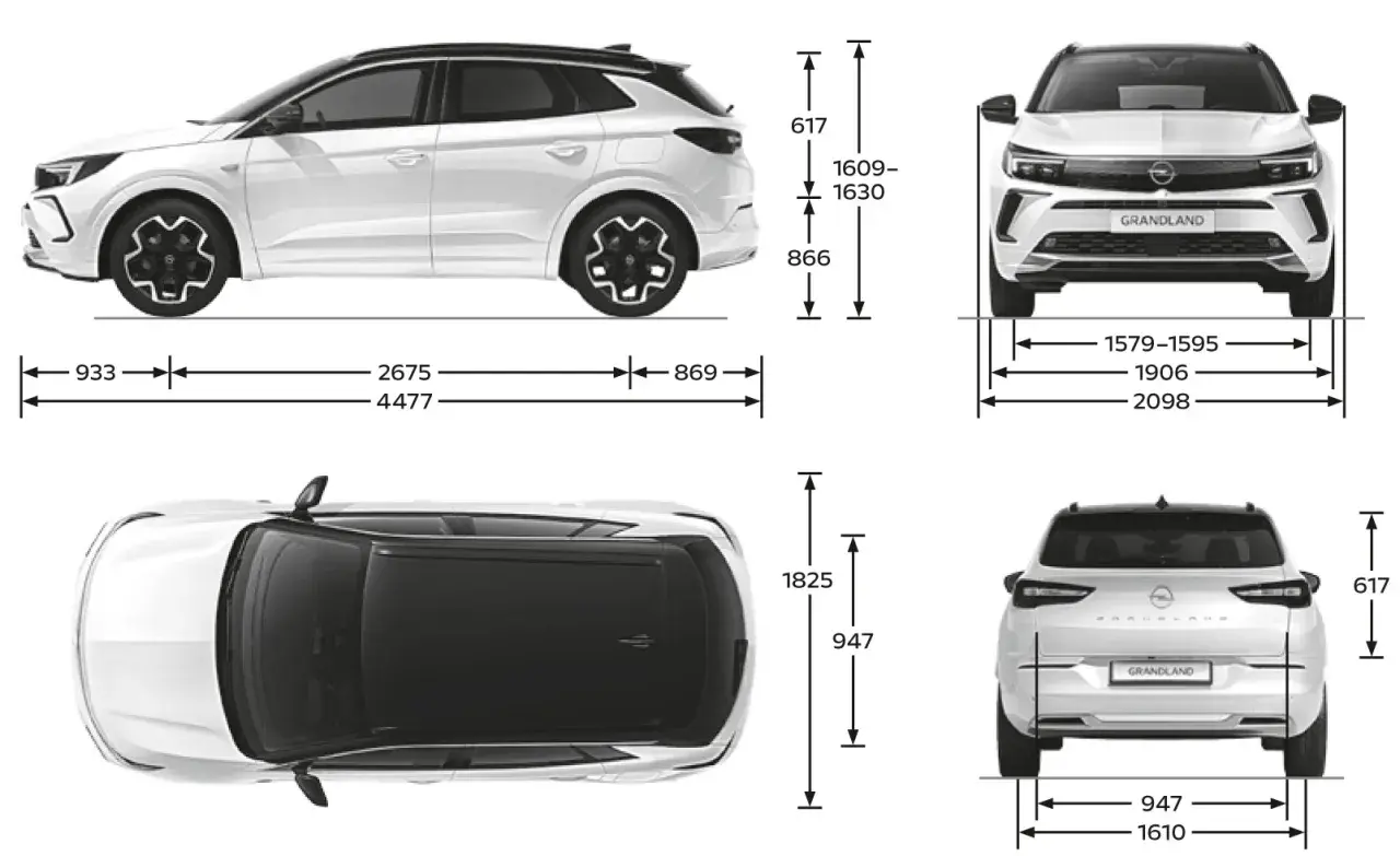 Opel Grandland wymiary: Sprawdź, czy pasuje do Twoich potrzeb