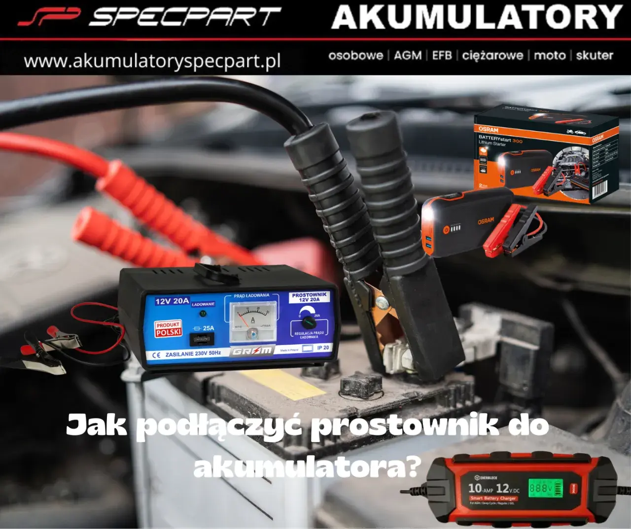 Prostownik ile amper - jak uniknąć przeładowania akumulatora?