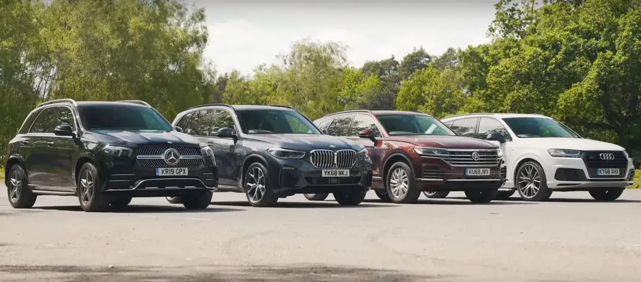 BMW X5 Audi Q7 Mercedes GLE porównanie