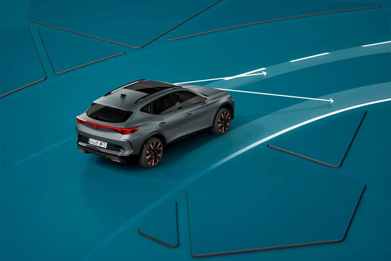 Cupra Formentor wymiary zewnętrzne schemat