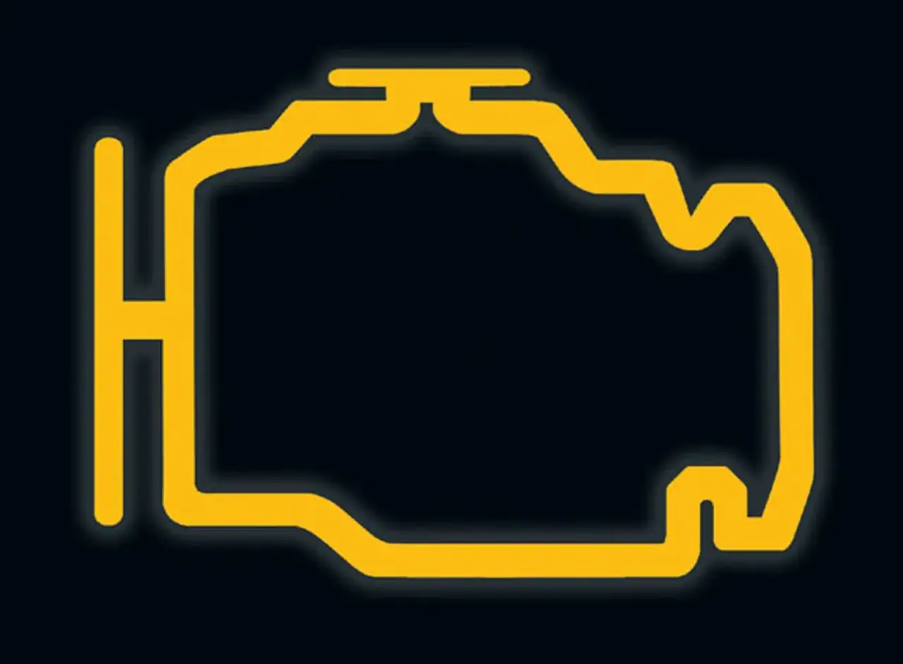 Kontrolka Check Engine na desce rozdzielczej