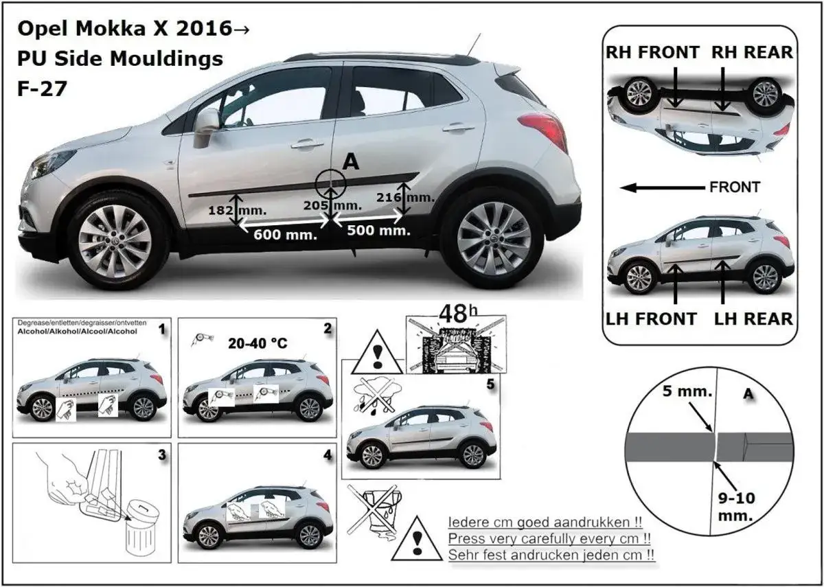 Opel Mokka A wymiary