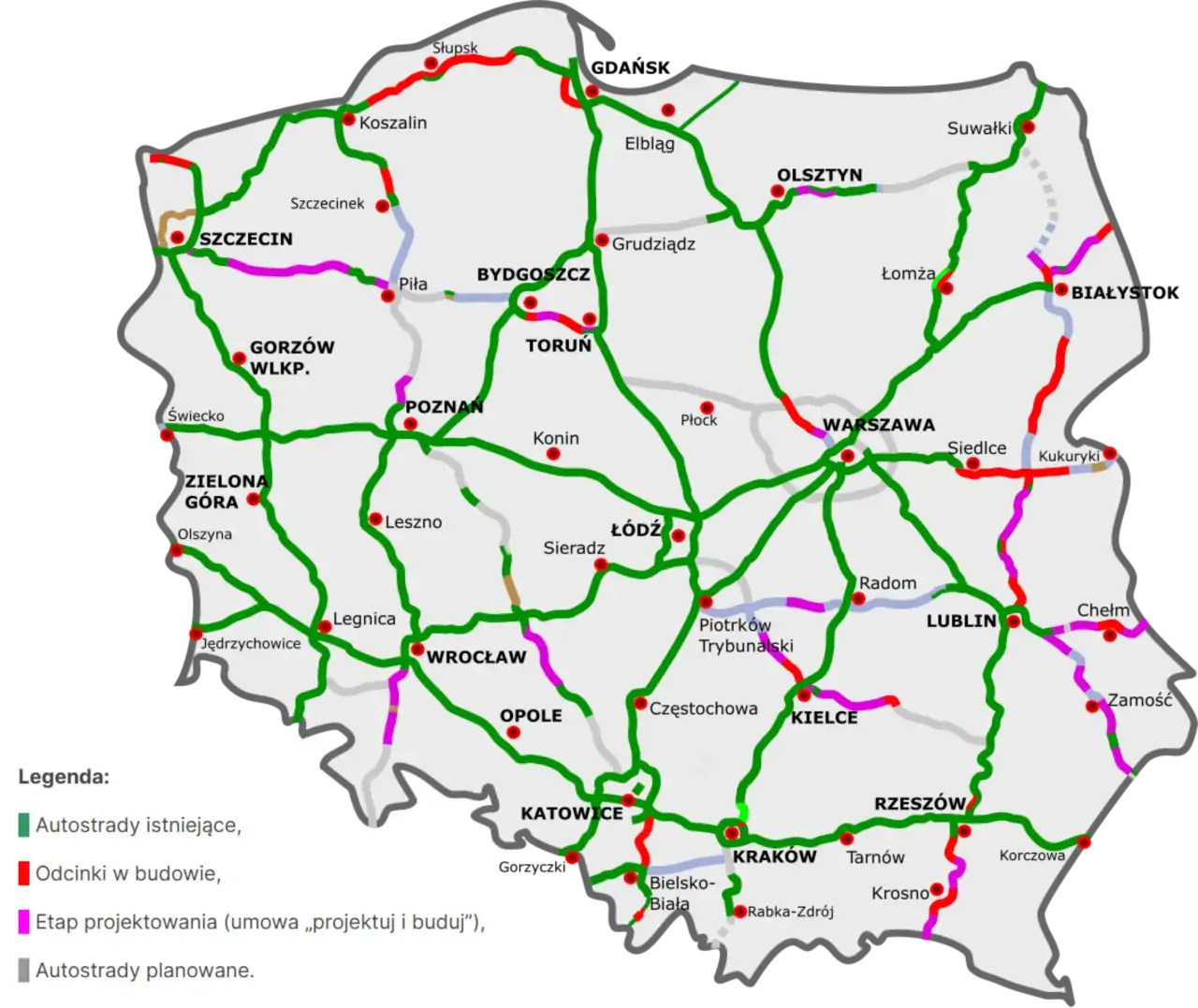 Zdjęcie Gdzie są płatne autostrady w Polsce? Sprawdź koszty i lokalizacje