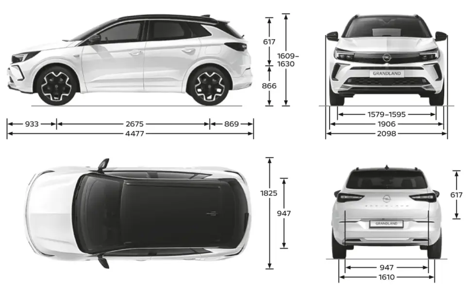 Opel Grandland wymiary: Sprawdź, czy pasuje do Twoich potrzeb