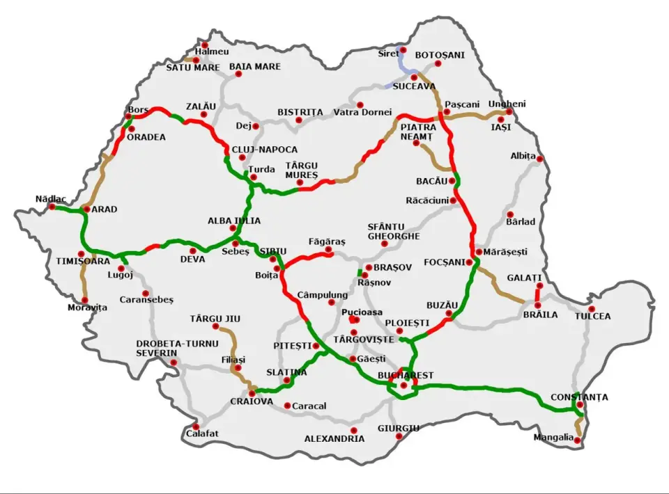 Autostrady w Rumunii - Rovinieta, limity i trasy. Jak uniknąć błędów?