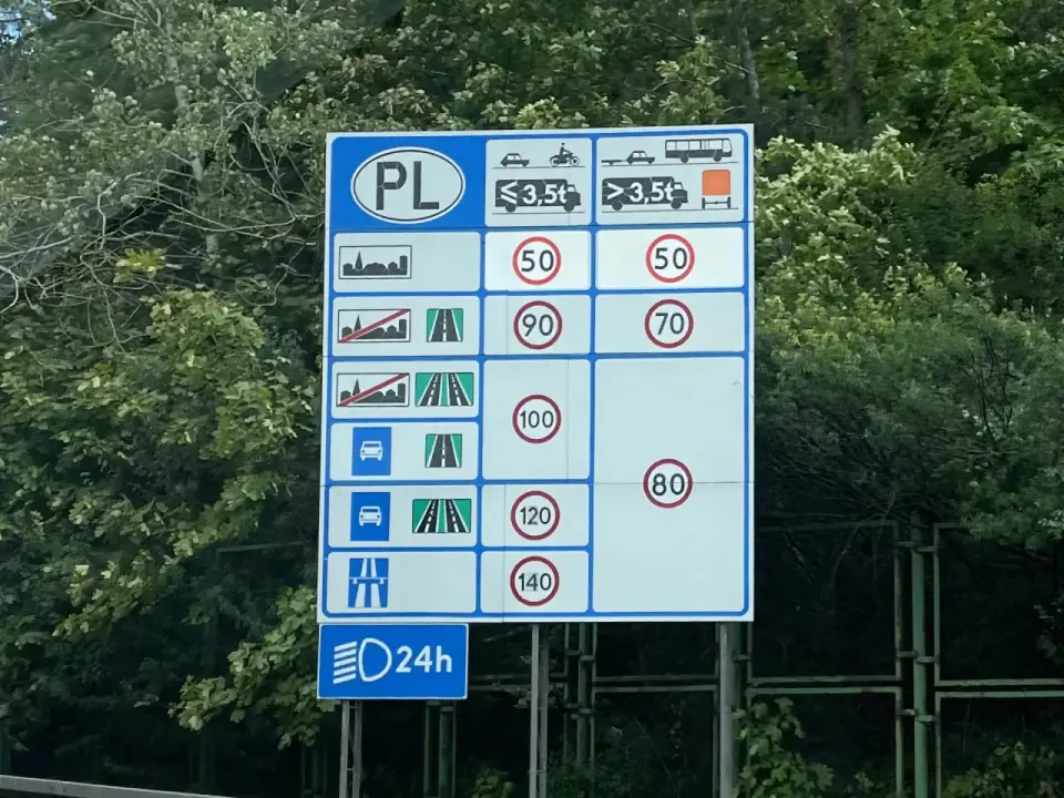 Ile można jechać busem po autostradzie - 140, 100 czy 80 km/h?