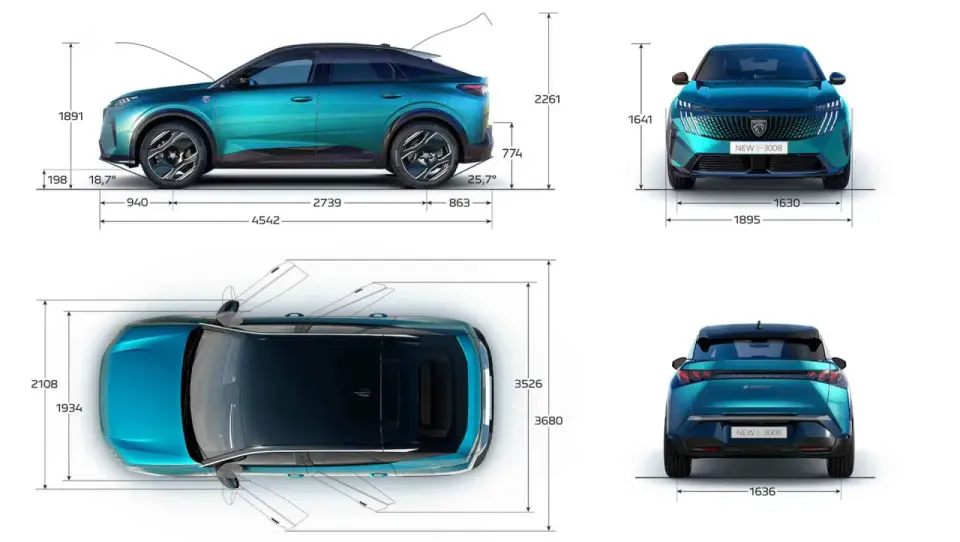 Peugeot 3008 wymiary: Czy zmieści się w garażu? Porównaj generacje